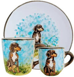 BögreManufaktúra Erdélyi kopó reggeliző készlet