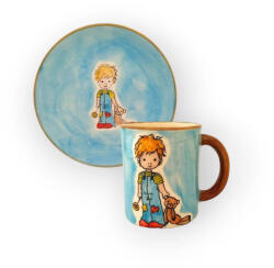 BögreManufaktúra Kisfiú reggeliző tányér és bögre