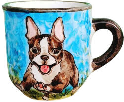 BögreManufaktúra Boston terrier kávés bögre