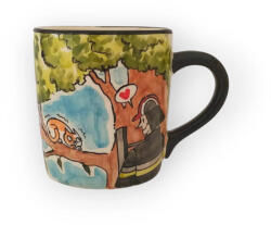 BögreManufaktúra Vicces Cica bögre tűzoltós