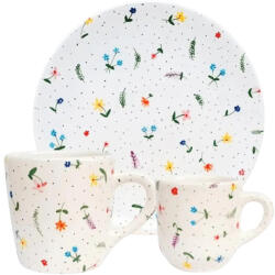 BögreManufaktúra Apró virágos reggeliző készlet