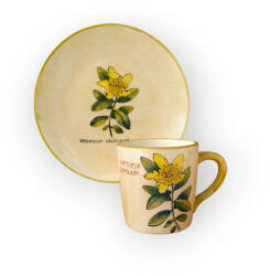 BögreManufaktúra Orbáncfű Reggeliző tányér és bögre