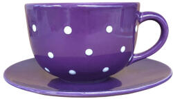 BögreManufaktúra Jumbo bögre és reggeliző tányér lila