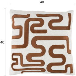 White Label Bársony díszpárna 40x40 cm Ayur - White Label