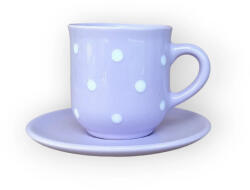 BögreManufaktúra Kávés bögre kistányérral pasztell lila