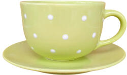 BögreManufaktúra Jumbo bögre és reggeliző tányér pasztelll zöld