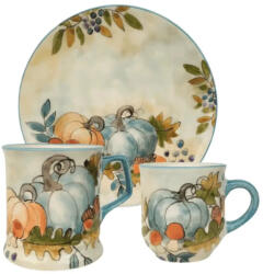 BögreManufaktúra Kék tökös reggeliző szett