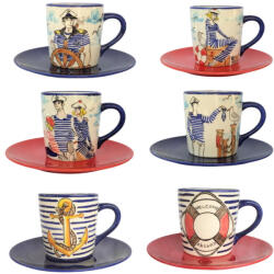 BögreManufaktúra Hatszemélyes matróz reggeliző szett