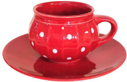 BögreManufaktúra Csupor bögre és reggeliző tányér meggy