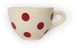 BögreManufaktúra Piros pöttyös kisjumbo