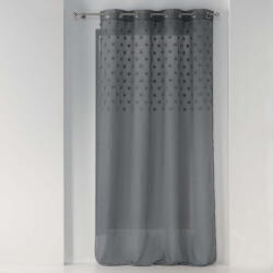 douceur d'intérieur Antracitszürke átlátszó függöny 140x240 cm Melusine - douceur d'intérieur