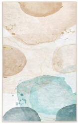 Mila Home Krémszínű-türkiz mosható szőnyeg 160x230 cm Puddle - Mila Home