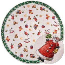 Villeroy&Boch Zöld kerek szőnyeg karácsonyi mintával ø 150 cm Green Christmas - Villeroy&Boch