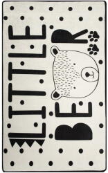 Conceptum Hypnose Bear fekete-fehér csúszásgátlós gyerekszőnyeg, 100 x 160 cm Conceptum Hypnose