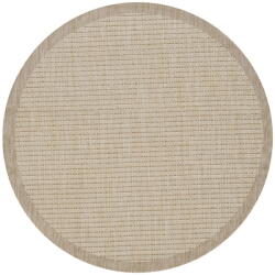 Ayyildiz Bézs kerek kültéri szőnyeg ø 160 cm Giza - Ayyildiz Carpets