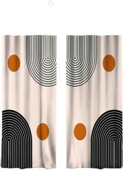 Mila Home Bézs függöny szett 2 db-os 140x260 cm - Mila Home