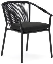 Kave Home Fekete fém kerti szék Xelida - Kave Home