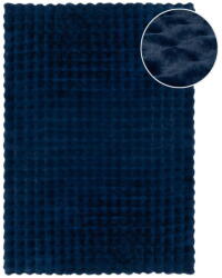 Flair Rugs Sötétkék szintetikus szőrme szőnyeg 180x290 cm Waffle Faux Fur - Flair Rugs