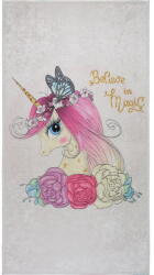 Vitaus Elefántcsont színű mosható gyerek szőnyeg 120x180 cm Cute Unicorn - Vitaus