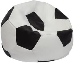 Floriane Garden Fekete-fehér gyerek babzsákfotel Football - Floriane Garden