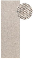 Elle Decoration Szürke-krémszínű mosható futószőnyeg 80x240 cm Rocco Dark Cream - Elle Decoration