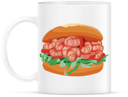 printfashion Garnélarákos szendvics - Bögre - Fehér (17847919)