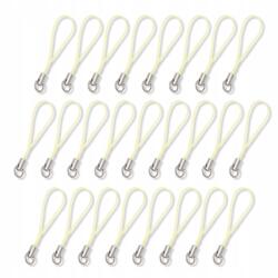 MIXFORM Alap Medálok Kulcstartókhoz, Nylon és sárgaréz, Sárga, 60x0.8mm, 25 db (13WB26214)