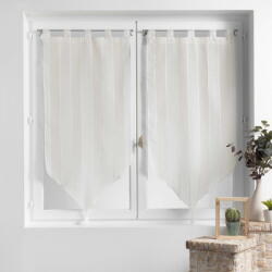 douceur d'intérieur Krémszínű átlátszó függöny szett 2 db-os 60x120 cm Palaos - douceur d'intérieur