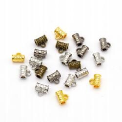  Ékszernyakkendő, Ötvözet, Mix, 6.5x7x4mm, Lyuk 1-2mm, 20db (13WB16390)