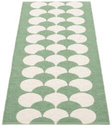 Pappelina Zöld-krémszínű kültéri-beltéri futószőnyeg 70x150 cm Poppy Oregano - Pappelina