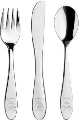 Orion Ezüstszínű rozsdamentes acél gyerek evőeszköz készlet 3 db-os - Orion - bonami - 3 671 Ft