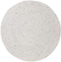 Nattiot Neethu fehér kézzel készített szőnyeg gyapjú és pamut keverékből, ø 140 cm - Nattiot