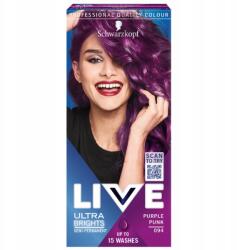 Schwarzkopf Live 094 Hajfesték Lila Punk