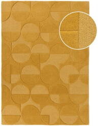 Flair Rugs Gigi sárga gyapjú szőnyeg, 200 x 290 cm - Flair Rugs