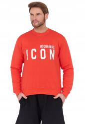 Dsquared2 Piros pulóver nagy Icon M logóval