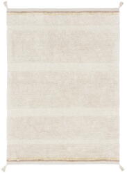 Lorena Canals Krémszínű mosható kézi szövésű pamut szőnyeg 170x240 cm Bloom Natural - Lorena Canals