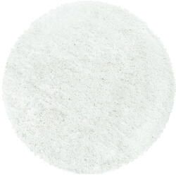 Ayyildiz Fehér kerek szőnyeg ø 120 cm Fluffy - Ayyildiz Carpets