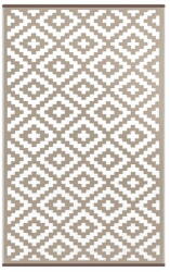 Green Decore Nirvana bézs-fehér, kültérre is alkalmas, kétoldalas szőnyeg, 120 x 180 cm - Green Decore