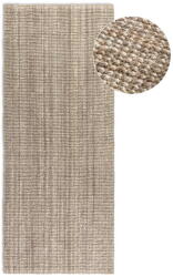 Hanse Home Szürkésbarna juta futószőnyeg 80x200 cm Bouclé - Hanse Home