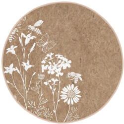 Mila Home Világosbarna mosható-robotporszívóval tisztítható kerek szőnyeg ø 100 cm Comfort - Mila Home