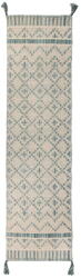 Flair Rugs Leela bézs-kék pamut futószőnyeg, 60 x 200 cm - Flair Rugs
