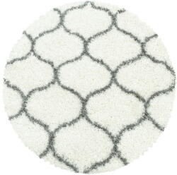 Ayyildiz Krémszínű kerek szőnyeg ø 160 cm Salsa - Ayyildiz Carpets