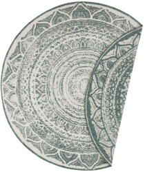 Hanse Home Siruma zöld-krémszínű kültéri szőnyeg, ø 200 cm - NORTHRUGS