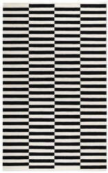 Hanse Home Fekete-fehér kétoldalas kézi szövésű gyapjú szőnyeg 200x300 cm Donna - Hanse Home