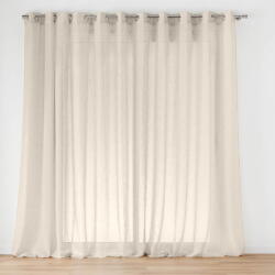 douceur d'intérieur Natúr színű fényáteresztő függöny 400x240 cm Carlin - douceur d'intérieur