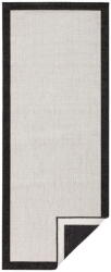Hanse Home Panama fekete-krémszínű kültéri szőnyeg, 80 x 350 cm - NORTHRUGS