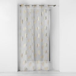 douceur d'intérieur Bézs-aranyszínű átlátszó függöny 140x280 cm Sunny - douceur d'intérieur