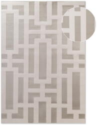 Elle Decoration Szürke-krémszínű szőnyeg 160x235 cm Perles Onyx - Elle Decoration