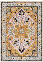 Flair Rugs Sárga gyapjú szőnyeg 290x200 cm Dahlia - Flair Rugs