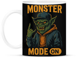 printfashion monster mode on - Bögre - Fekete (17767701)